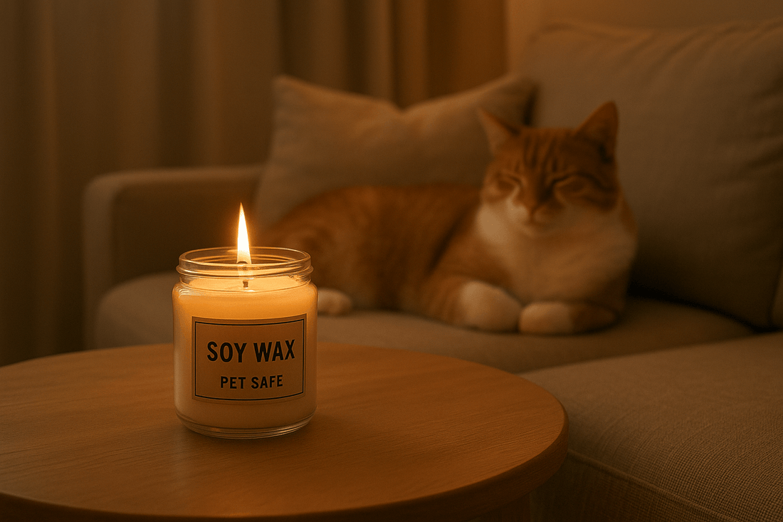 soy wax candles are better for cats and dogs