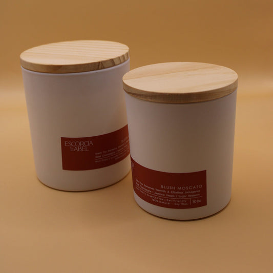 Blush Moscato – Romantic Soy Candle Escorcia The Label