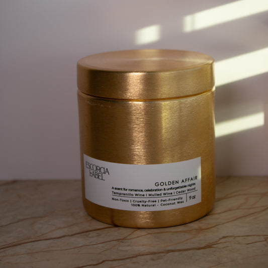 Golden Affair – Romantic Candle Gift Escorcia The Label