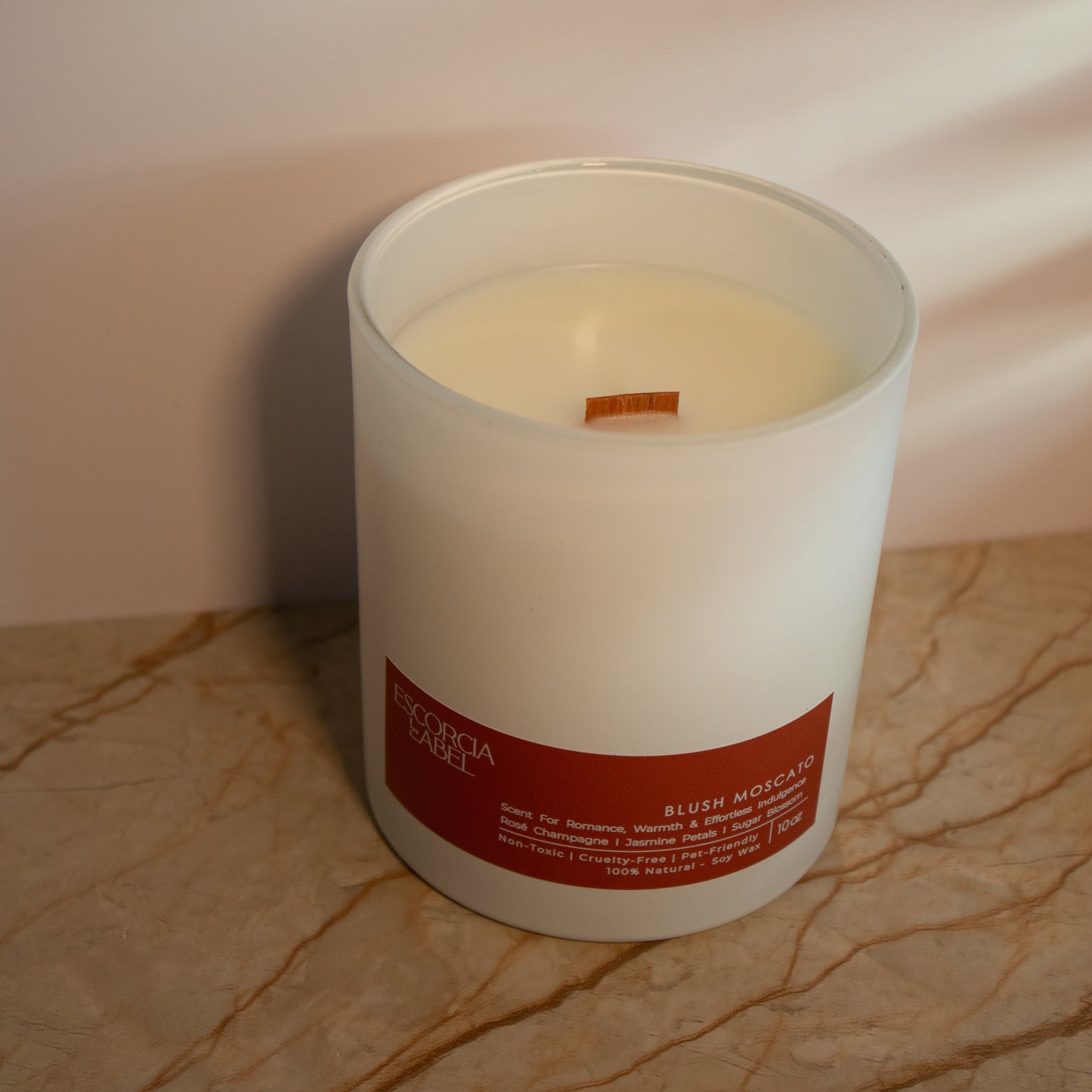 Blush Moscato – Romantic Soy Candle Escorcia The Label