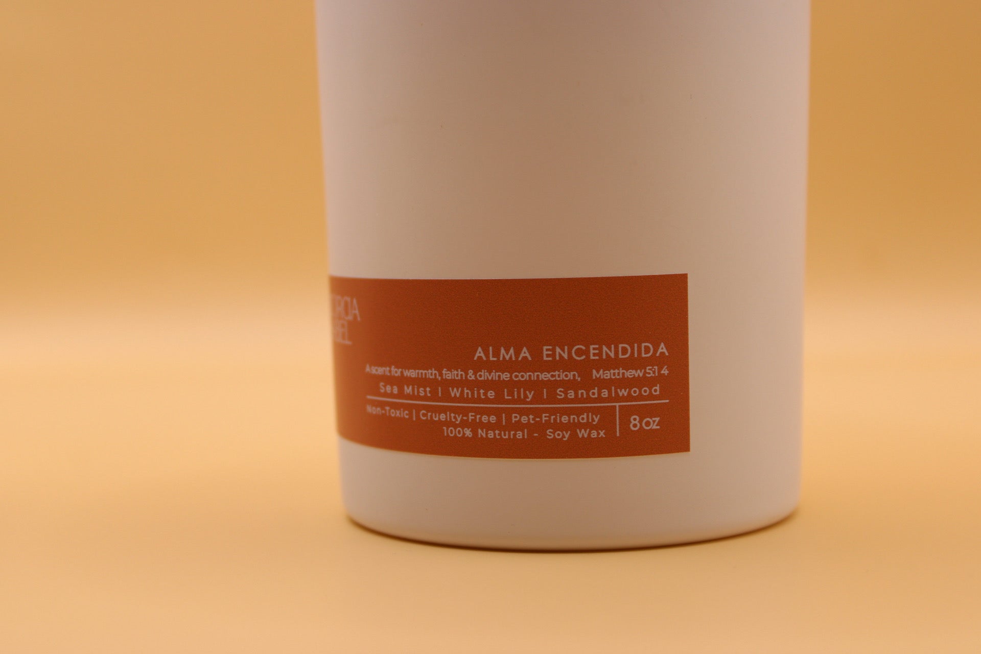 Alma Encendida – Sandalwood & White Lily Candle Escorcia The Label