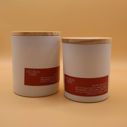 Vela de soja romántica Blush Moscato