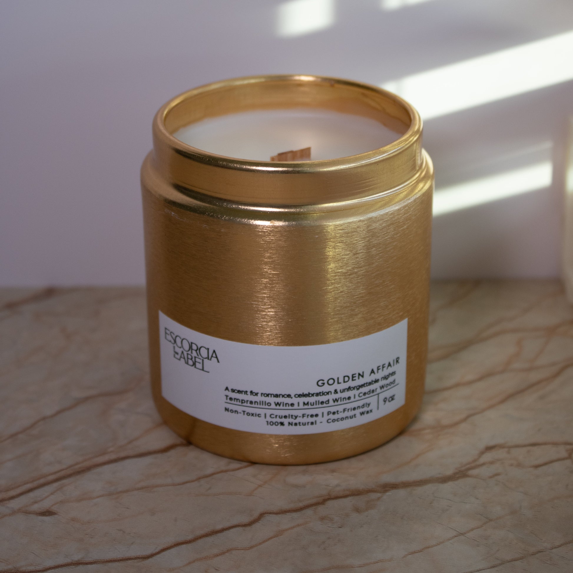 Golden Affair – Romantic Candle Gift Escorcia The Label