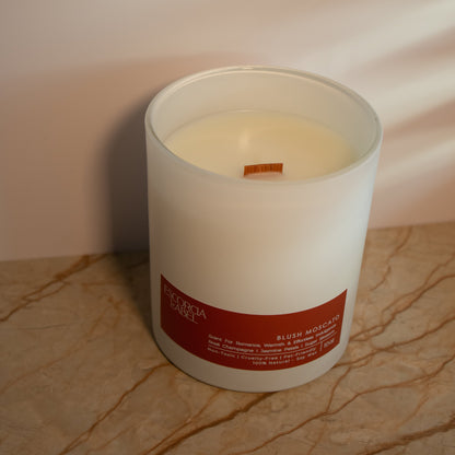 Blush Moscato – Romantic Soy Candle Escorcia The Label